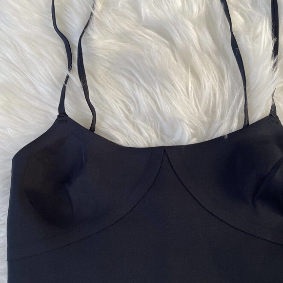 Intimately Free People Longline Bralette Black Top Crop Tank Size XS - Picture 2 of 4